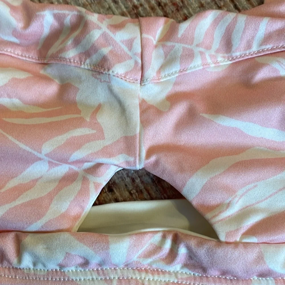 l*space Revolve Flora Bikini Top in Paradise Blooms Pink White Size‎ XL NEW